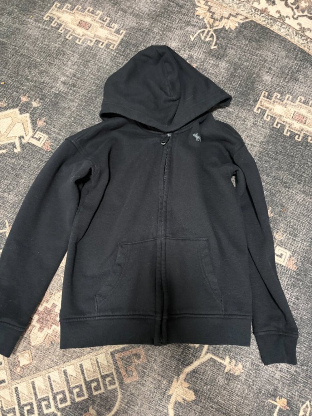 Boys Abercrombie & Fitch Bundle 4 Size 11/12 Sweater, Sweatshirt, 2 Zip Up GUC - Picture 5 of 7
